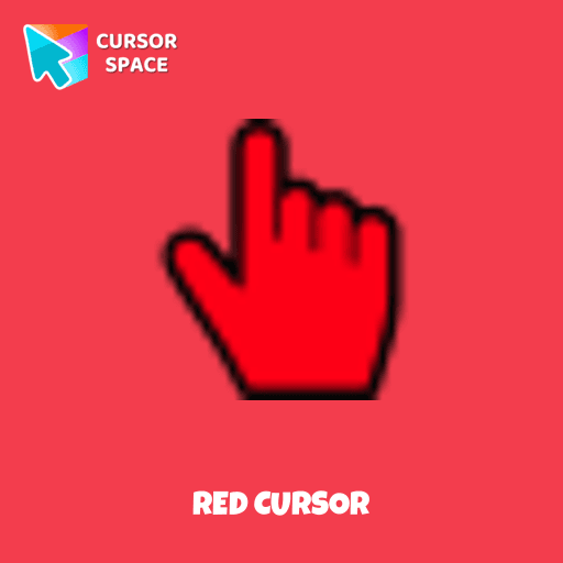 Red Cursor pointer cursor